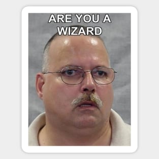 Are You A Wizard Sticker